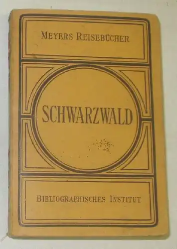Livres de voyage de Meyer Schwarzwald Odenwalds Bergstrasse Heidelberg