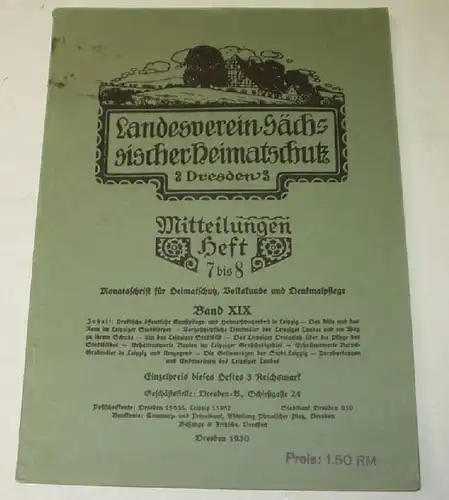Communications Bulletins 7 à 8 - Landesverein Sächsischer Landsabteilung Dresde