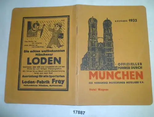 Guide officiel par Munich, édition 1932.