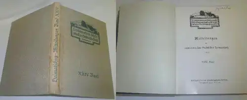 Communiqués de l'Association nationale de sécurité nationale Sächsischer Landesschutz 1935 XXIV. Band