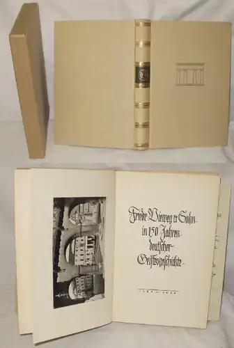 Friedrich Vieweg et fils en 150 ans d'histoire spirituelle allemande 1786 - 1936 Avec de nombreuses images, Fac-similé, gefa