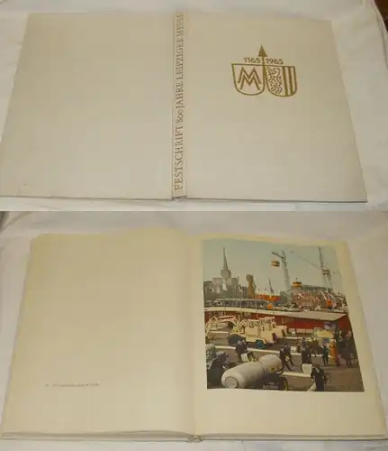 800 ans de la foire de Leipzig - Festschrift du Messeamt de Düsseldorf pour la messe de l'anniversaire 1965