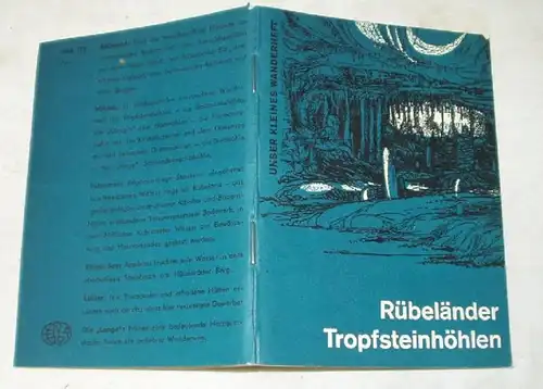 Unser kleines Wanderheft Nr. 122: Rübeländer Tropfsteinhöhlen