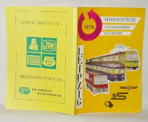 Information sur les transports 1976 Leipzig. .