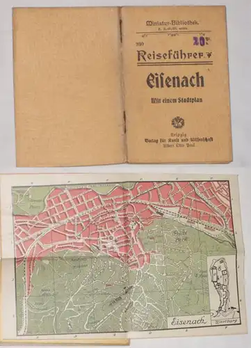 Miniature Bibliothèque Guide de voyage Eisenach