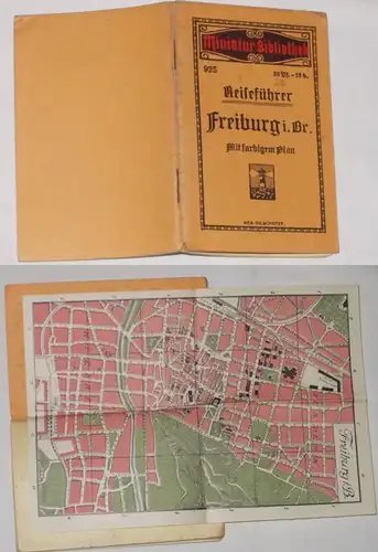 Miniatur Bibliothek Reiseführer Freiburg im Breisgau