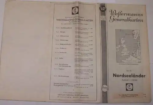 Carte générale de Westermann n° 93 Pays de la mer du Nord
