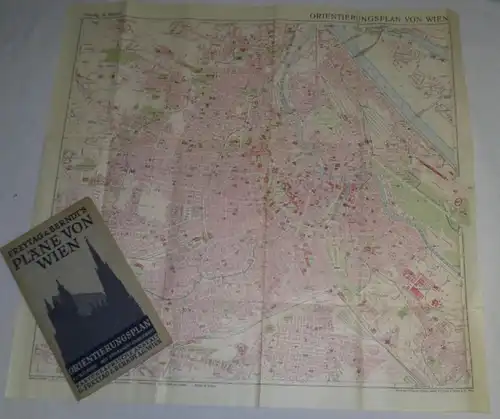 Plans de Vienne Plan d'orientation 1: 20 000 avec annuaire routier