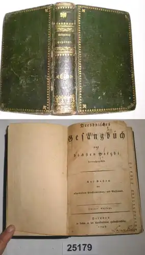 Dresdnisches Gesangbuch auf höchsten Befehl herausgegeben