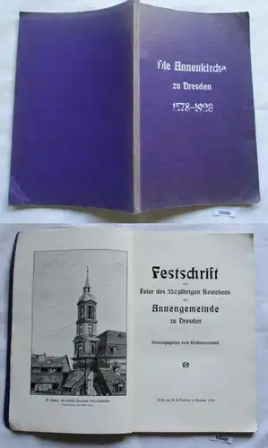 Fête célébrant le 350e anniversaire de la communauté des Annengemeide de Dresde