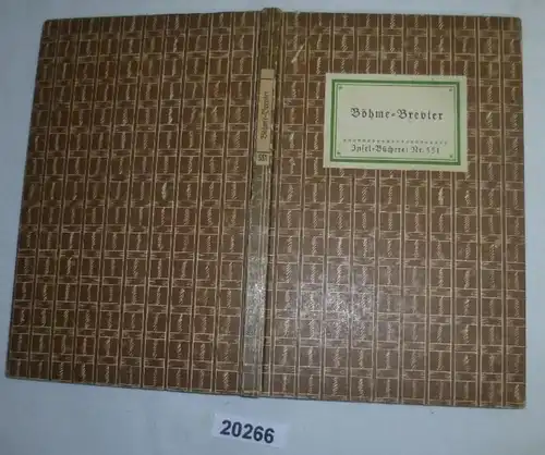 Bohème-Brevier - Livres d'îles Nr. 551