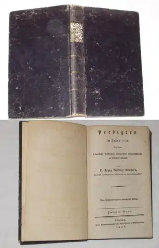 Sermons en 1798 bey au prince Church. Saxon évangéliques cultes de cour célébrés à Dresde