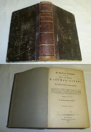 M. Gottfried Büchner's Biblique Real- und Verbal-hand-Concordance ou Exégétique-homilétique Lexicon
