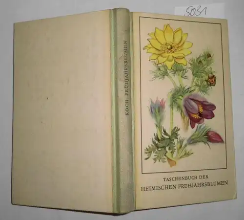 Livre de poche des fleurs de printemps du pays