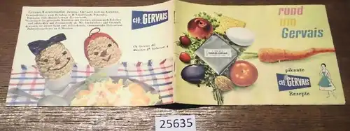 Catalogue des recettes "Rund um Gervais pikankte Ch.Gervai Recettes"