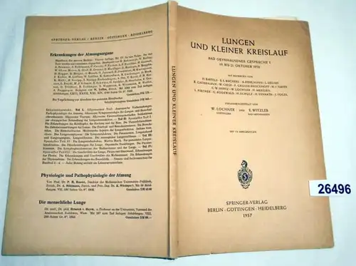 Pneumonie et petite circulation (Bad Oeynhausener Discussions I: 19-21 octobre 1956)