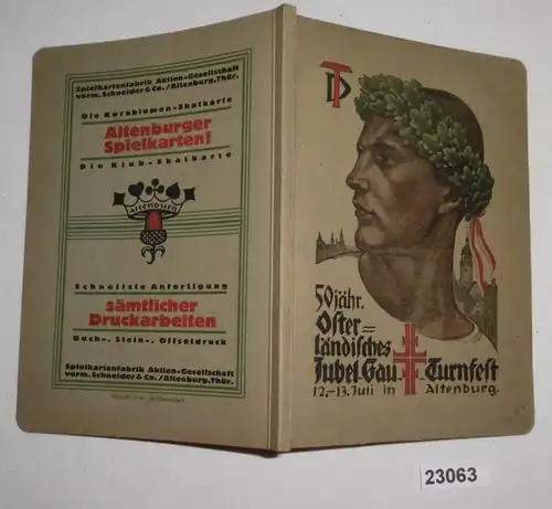 50jähriges Osterländisches Jubel-Gau-Turnfest 12.-13. Juli 1924 in Altenburg - Festschrift