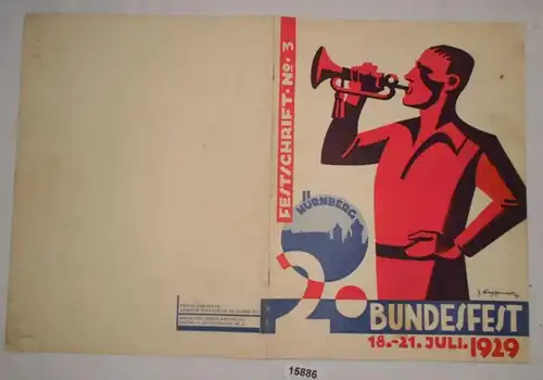 Festifragung No. 3: 2 - Fête fédérale de Nuremberg 18-21 juillet 1929