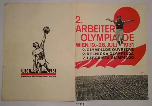 2e Olympiade ouvrière Vienne 19-26 juillet 1931 (Festschrift)