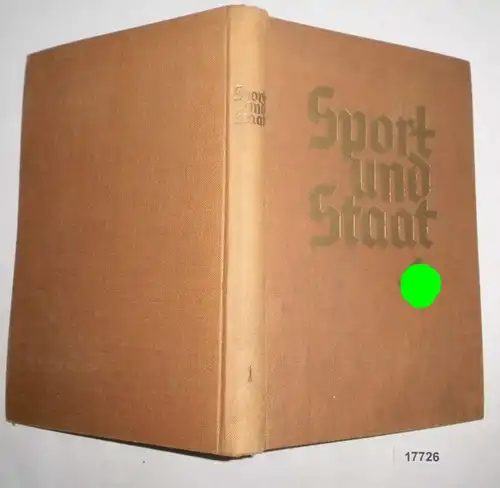 Sport et État, premier volume (1er volume)