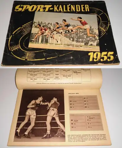 Calendrier des sports 1955. ..................................