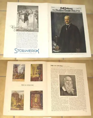 Festzeitung 14. Deutsches Turnfest Köln 1928, Nummer 2 - Oktober 1927