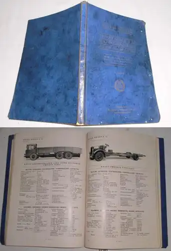Autotypenbuch 1932: Autotypenbücher - Typentafeln des Reichsverbandes der Automobilindustrie für Personenwagen, Lastwage