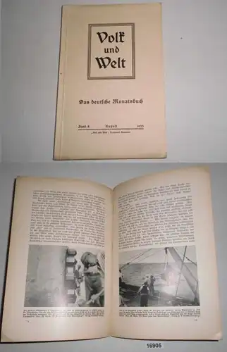 Le peuple et le monde - Le livre mensuel allemand Volume 8 Août 1935