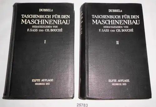 Dubbels Taschenbuch für den Maschinenbau in zwei Bänden