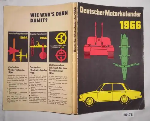 Calendrier des moteurs allemands 1966. ..