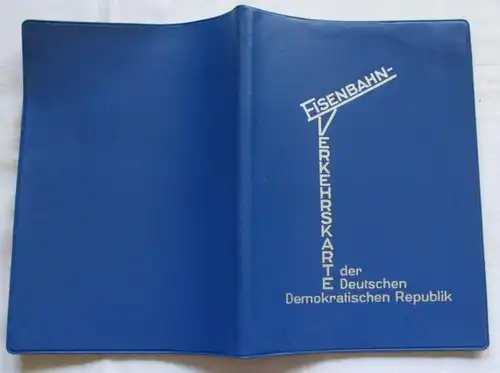 Eisenbahn-Verkehrskarte der DDR