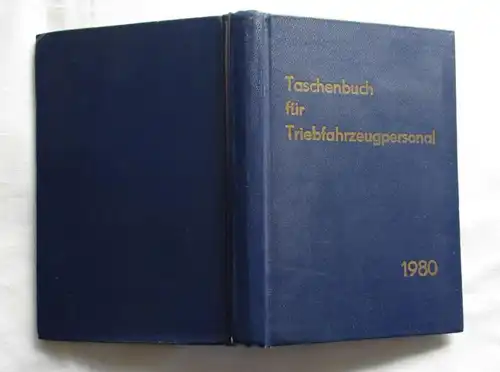 Taschenbuch für Triebfahrzeugpersonal 1980
