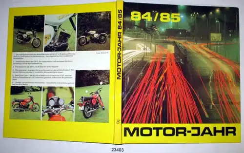 Motor-Jahr 84/85 - Eine internationale Revue