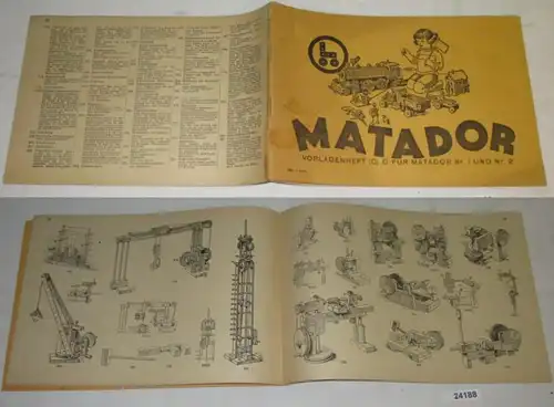 Matador - Carnet de présentation (C) D pour Matador n°1 et n" 2.