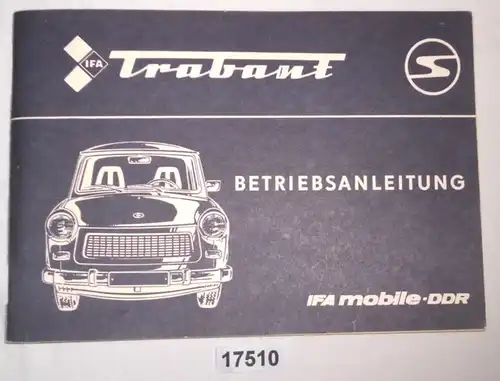 Trabant Manuel d'utilisation: .