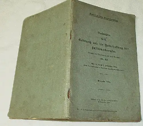 Vorschriften für den Gebrauch und die Unterhaltung der Luftdruckbremsen (Bauarten Westinghouse und Knorr) (Br.V.). Gülti