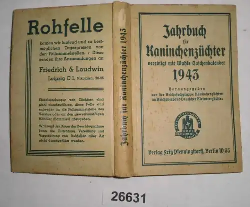 Annuaire des éleveurs de lapins uni avec l'agenda des élections 1943