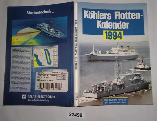 Agenda de la flotte de Köhler - L'annuaire allemand des transports maritimes 1994