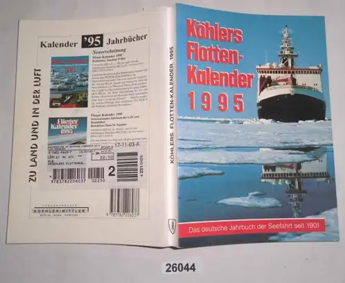 Agenda de la flotte de Köhler - L'annuaire allemand des transports maritimes 1995