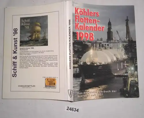Calendrier des flottes de Köhler en 1998