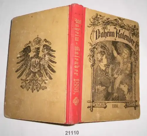 Calendrier de la maison pour l'Empire allemand sur l 'année commune 1886