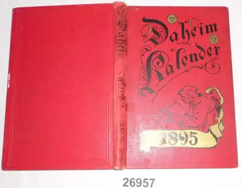 Daheim-Kalender für das Deutsche Reich auf das Gemeinjahr 1895