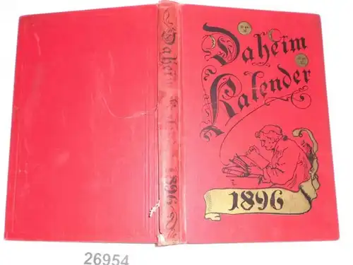 Daheim-Kalender für das Deutsche Reich auf das Gemeinjahr 1896