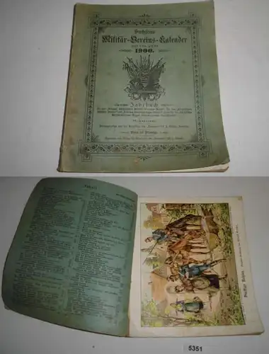 Calendrier militaire-Vereins de la Saxe pour 1900 (37e année)