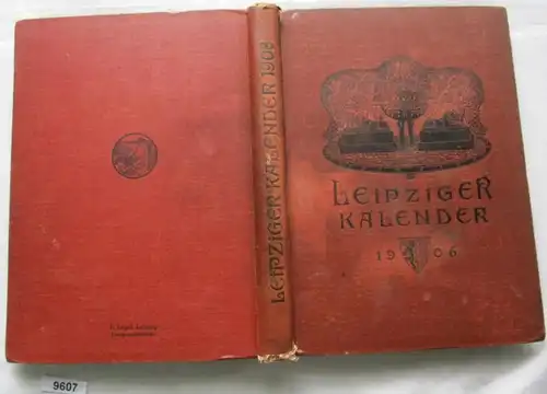 Calendrier de Leipzig 1906. ..