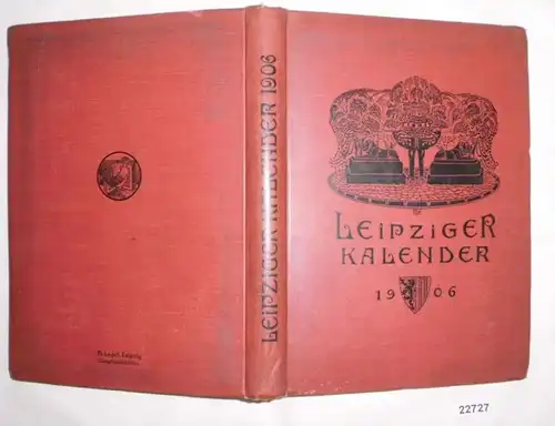Calendrier de Leipzig 1906. ..