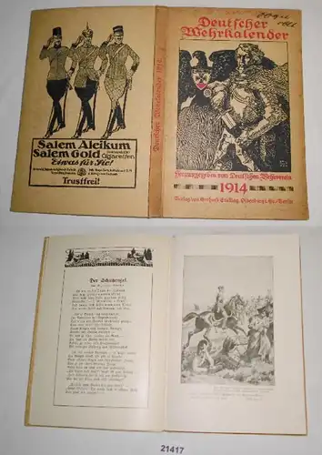 Deutscher Wehrkalender 1914 - Kalender des Deutschen Wehrvereins E.V.