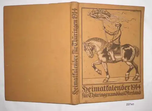 Calendrier d'origine 1914 pour la Thuringe et la Pâques