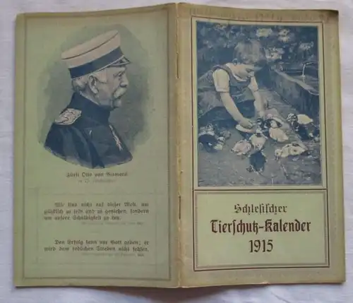 Schlesischer Tierschutz-Kalender 1915 - XXIII. Jahrgang
