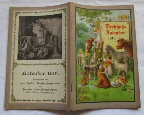 Tierschutzkalender 1916